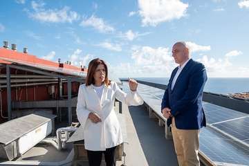 El Grupo ICOT inaugura una planta fotovoltaica en su hospital de Telde/TA.